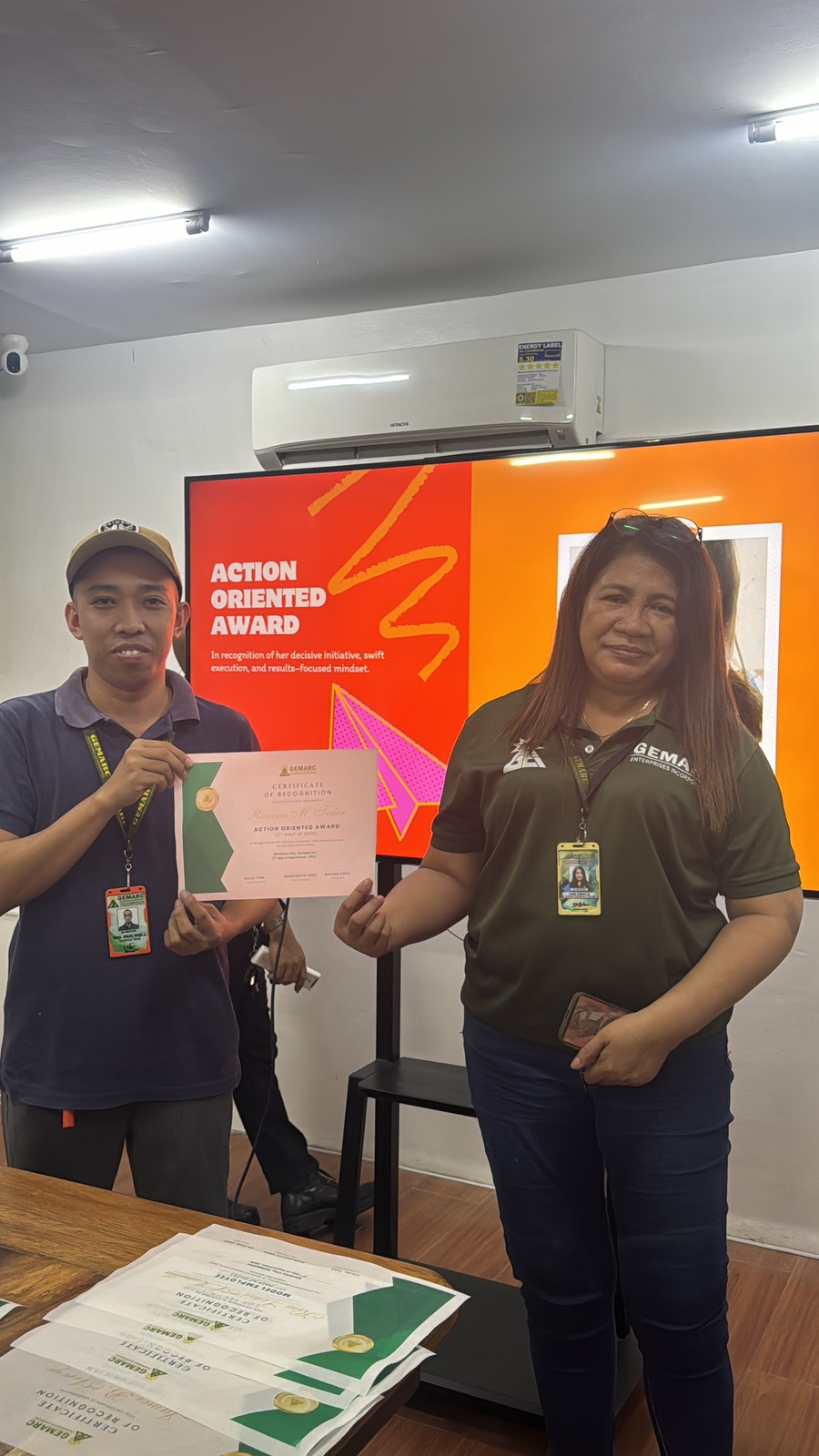 Recognition Event